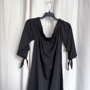 Simple Black Sheath Dress